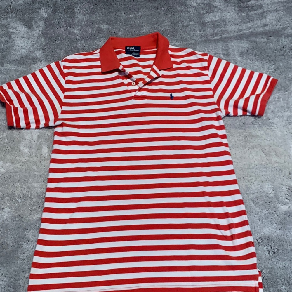 Polo by Ralph Lauren striped half sleeve polo
